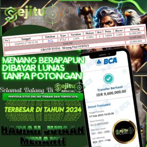 TOGEL ONLINE TERBESAR