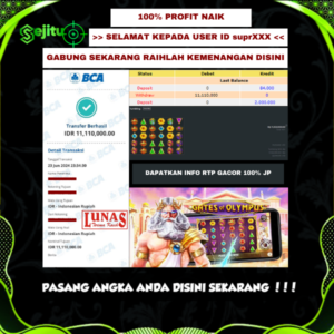 PEMENANG JACKPOT SEJITU GAME PRAGMATIC PLAY