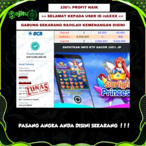 PEMENANG JACKPOT SEJITU GAME PRAGMATIC PLAY