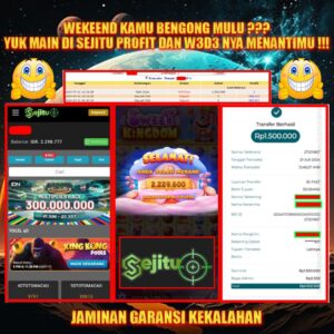 PEMENANG JACKPOT SEJITU GAME PRAGMATIC PLAY