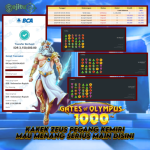 PEMENANG JACKPOT SEJITU GAME PRAGMATIC PLAY