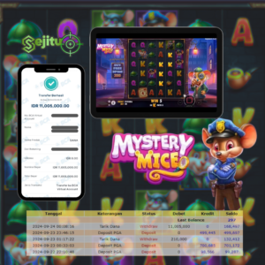 PEMENANG JACKPOT SEJITU GAME MYSTERY MICE PRAGMATIC PLAY