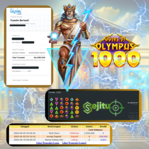 PEMENANG JACKPOT SEJITU GAME GATES OF OLYMPUS 1000 PRAGMATIC PLAY