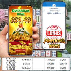 PEMENANG JACKPOT SEJITU GAME MAHYONG WAYS PG SOFT