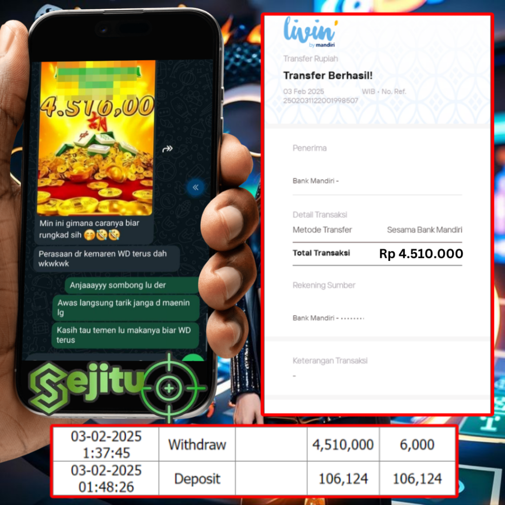 PEMENANG JACKPOT SEJITU MAHJONG WAYS PGSOFT