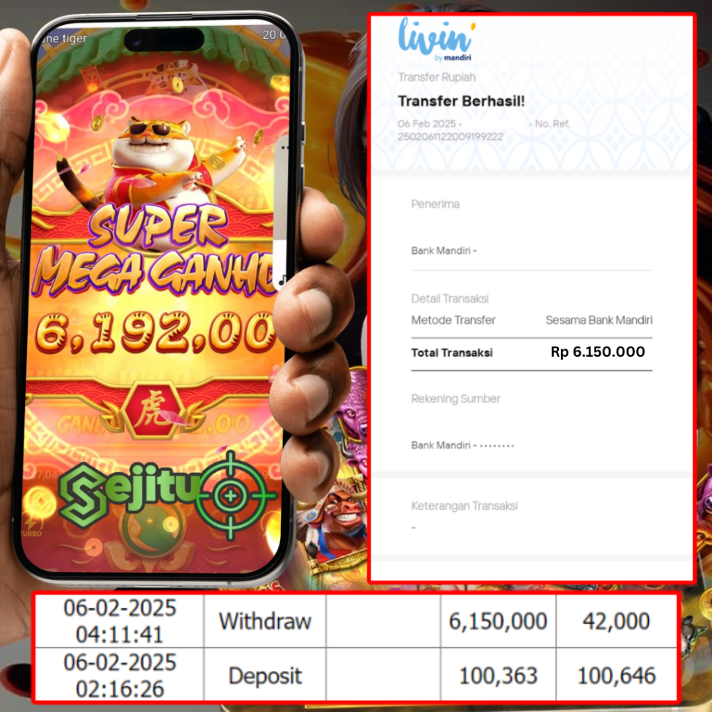 PEMENANG JACKPOT SEJITU FORTUNE TIGER PGSOFT