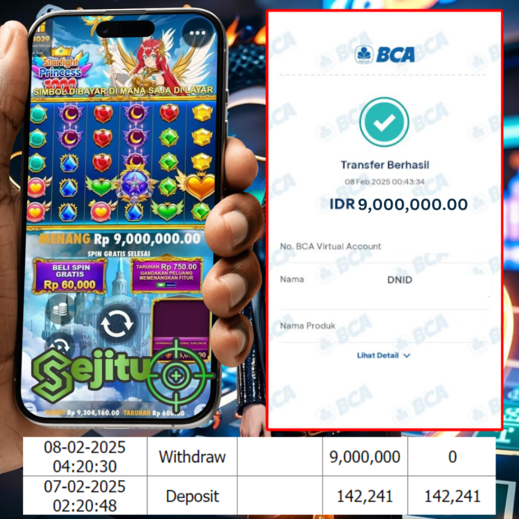 PEMENANG JACKPOT SEJITU STARLIGHT PRINCESS 1000 PRAGMATIC PLAY