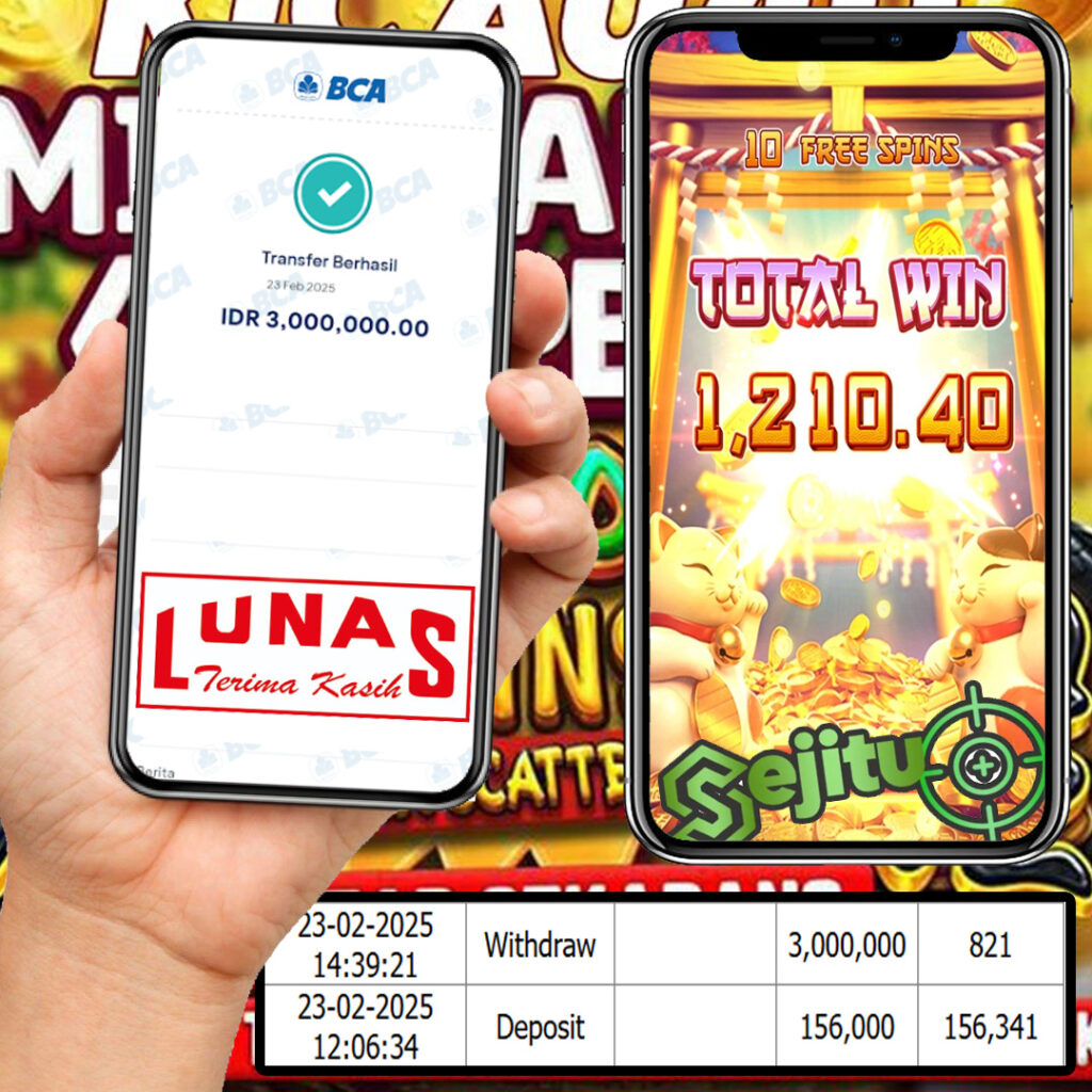 PEMENANG JACKPOT SEJITU LUCKY NEKO PG SOFT