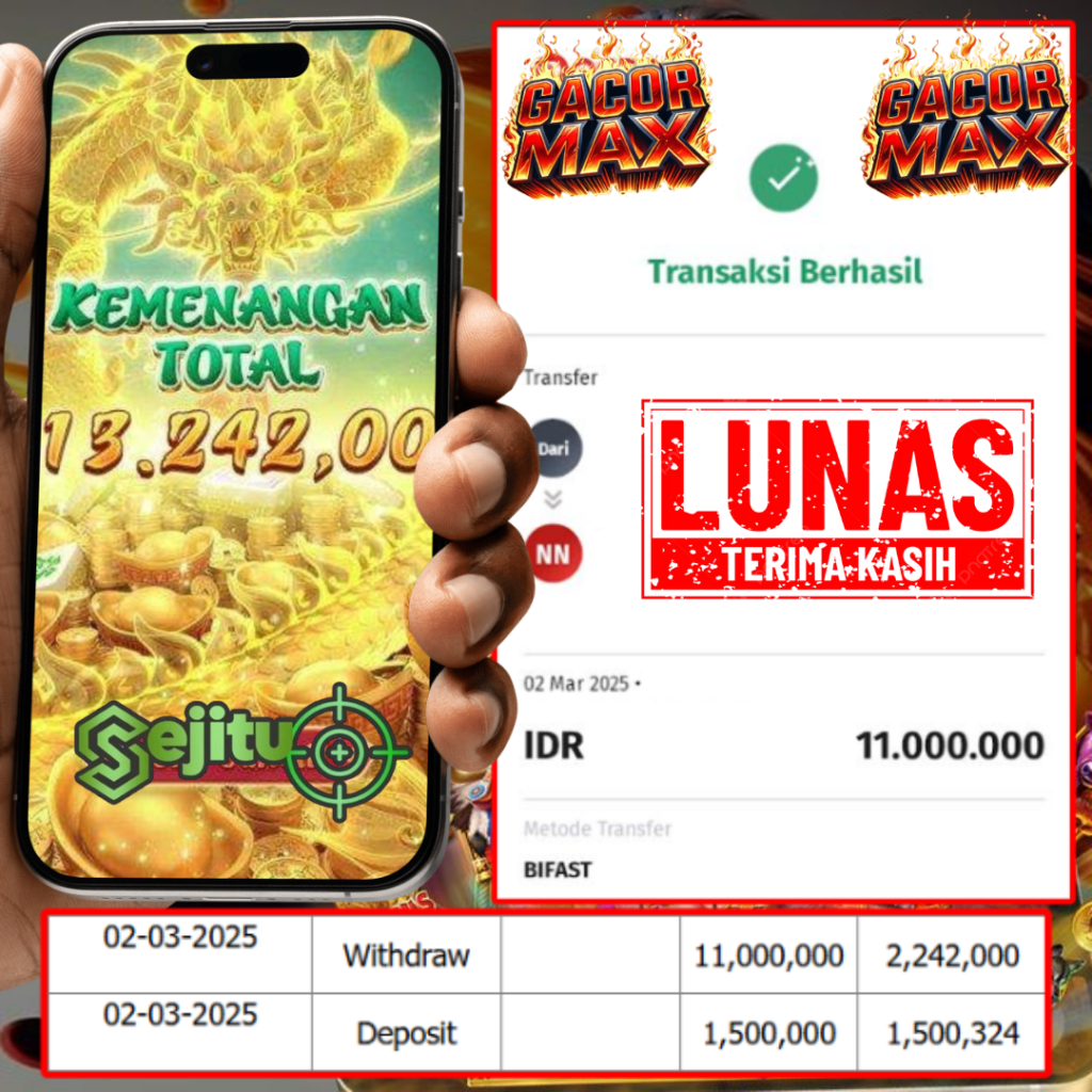 PEMENANG JACKPOT SEJITU MAHYONG WAYS PG SOFT